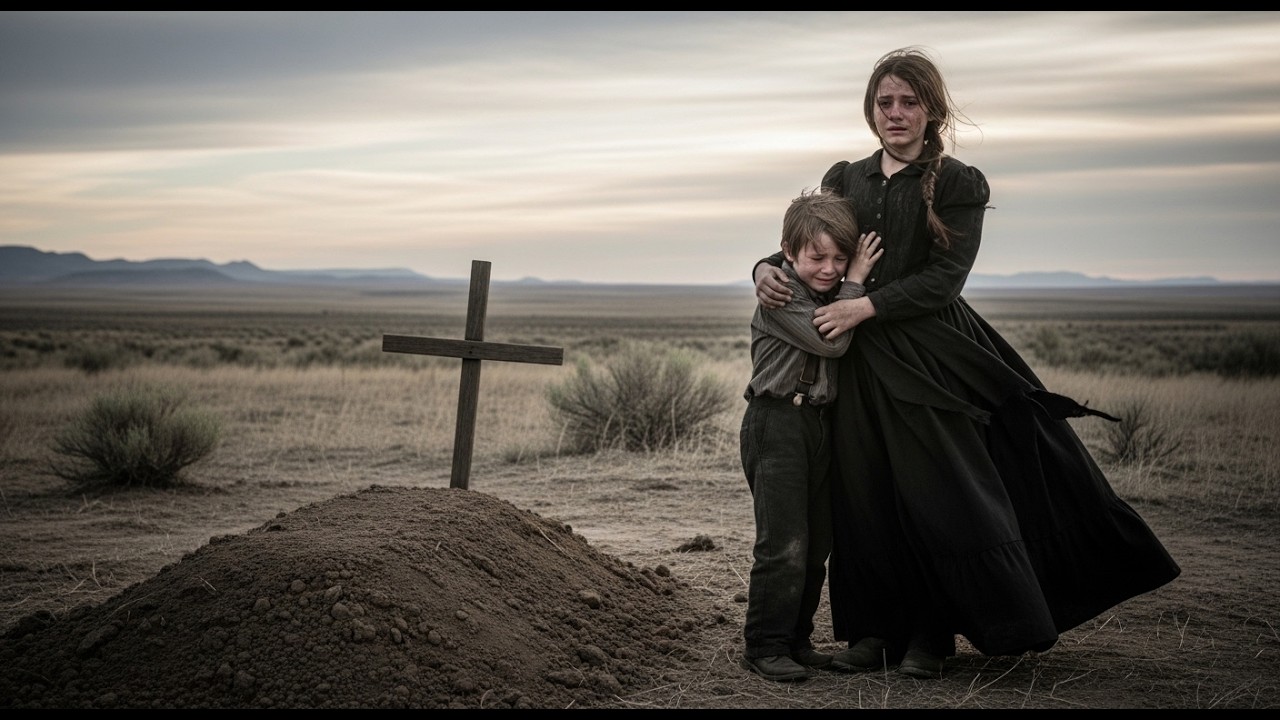 Unsere Mutter starb heute Morgen und wir waren allein, bis dieser Cowboy uns dann half