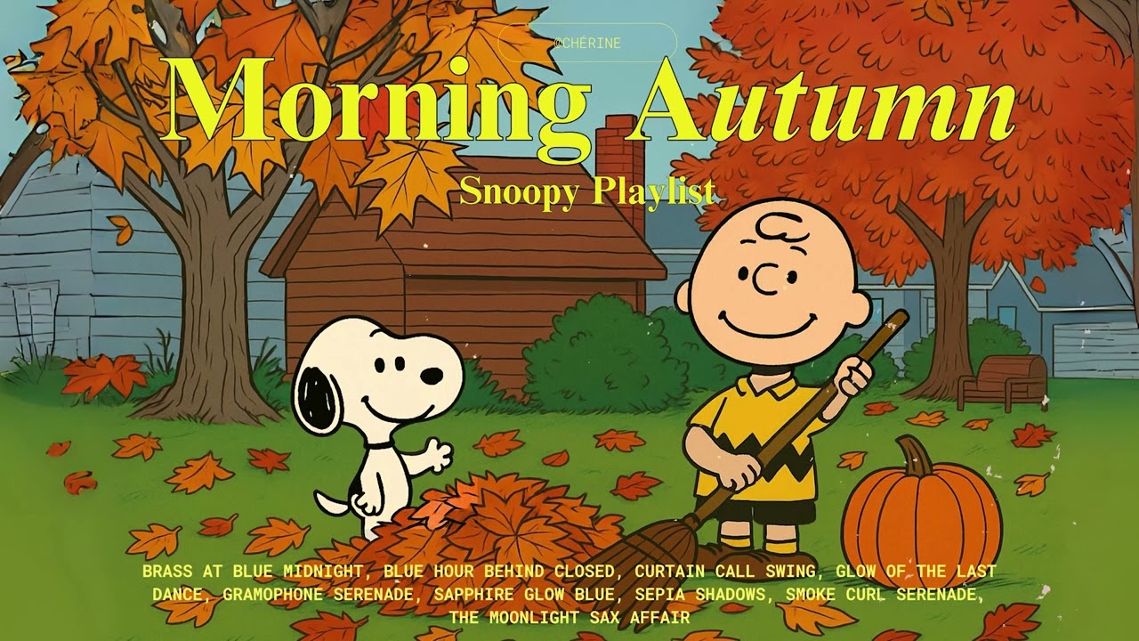 [𝐩𝐥𝐚𝐲𝐥𝐢𝐬𝐭] Snoopy's September Jazz Playlist | Cozy Oldies to Brighten Your Autumn Mornings