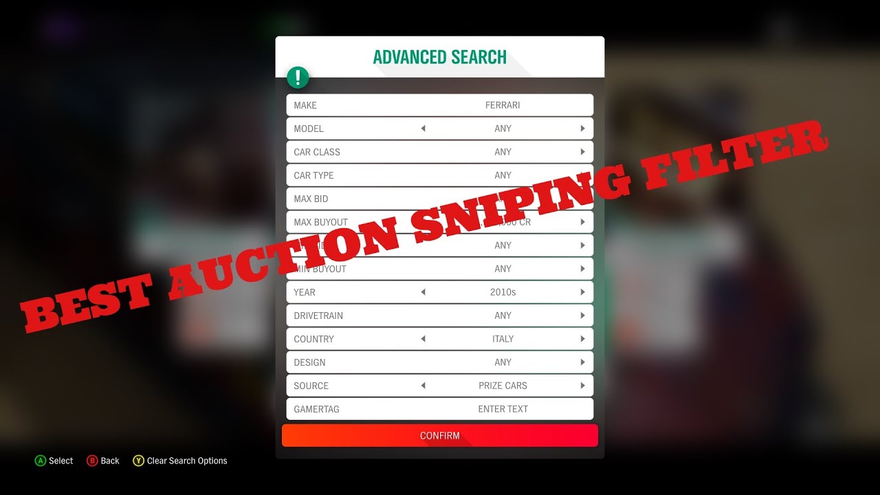 The BEST Filter to Make MILLIONS on Forza Horizon 4 (Auction Sniping)