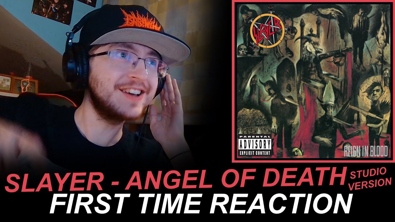 Slayer - Angel of Death STUDIO VERSION (First Time Reaction)