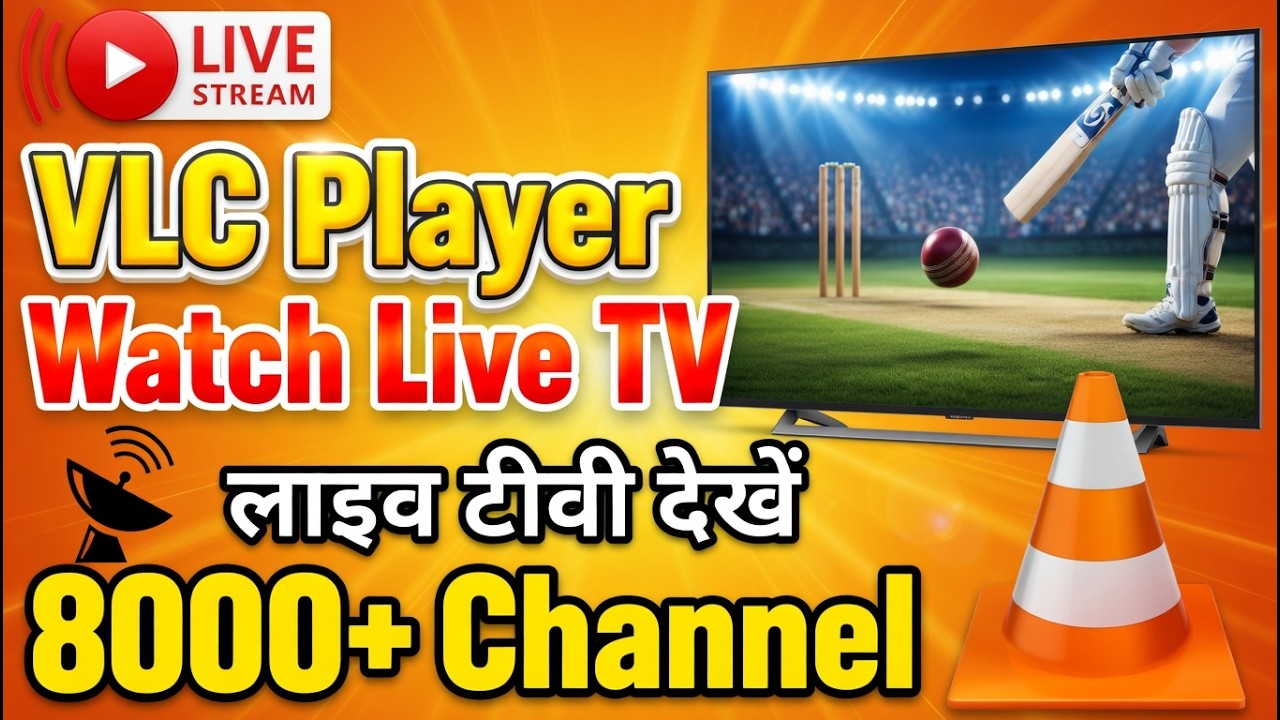 VLC Player Live TV Streaming Trick | Watch Free TV Channels | Full Tutorial | Easy Method