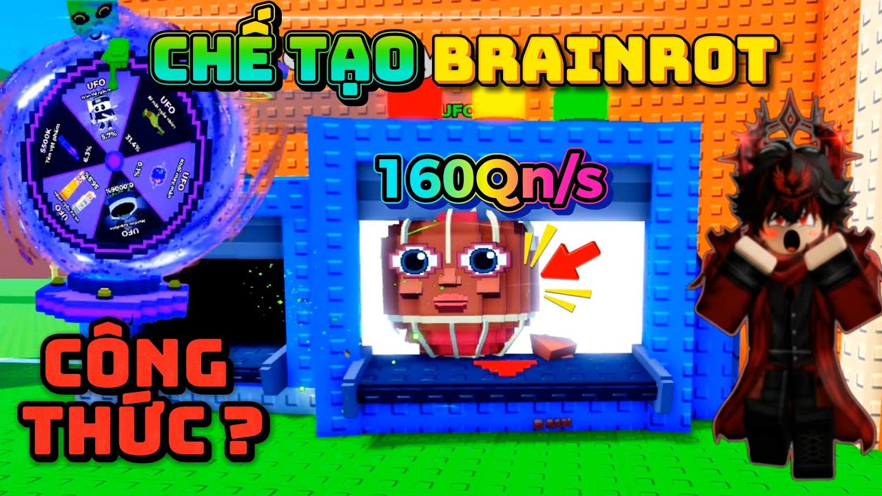 CÁCH CHẾ TẠO BRAINROT 160Qn/s Mạnh Nhất Thoát Khỏi Sóng Thần