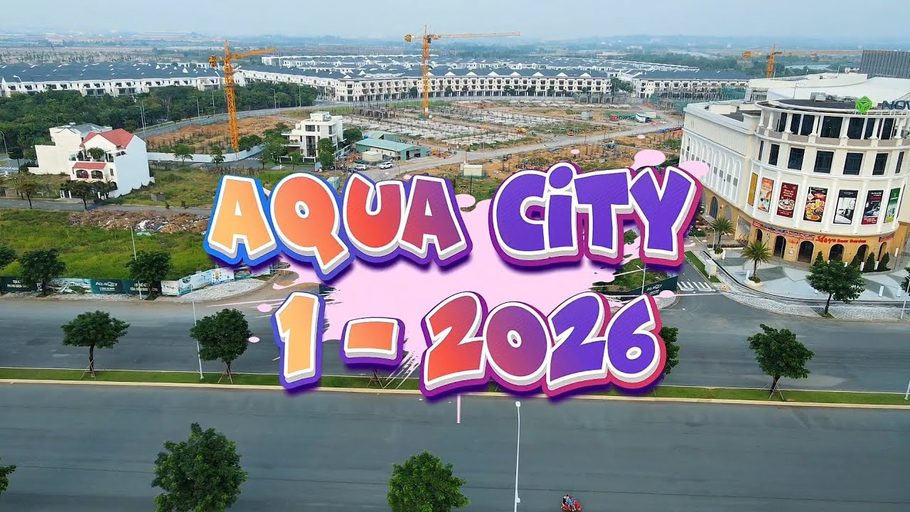 Khu trung tâm Aqua City - Sunharbor 2 đang xây dựng trở lại 01/2026