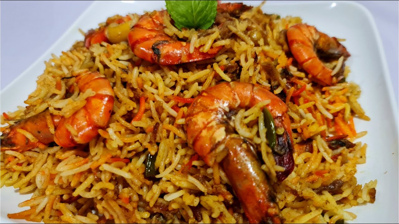 Briyani Udang Edisi Aidilfitri Sangat Mudah & Sedap| Quick & Easy Prawn Biryani Recipe