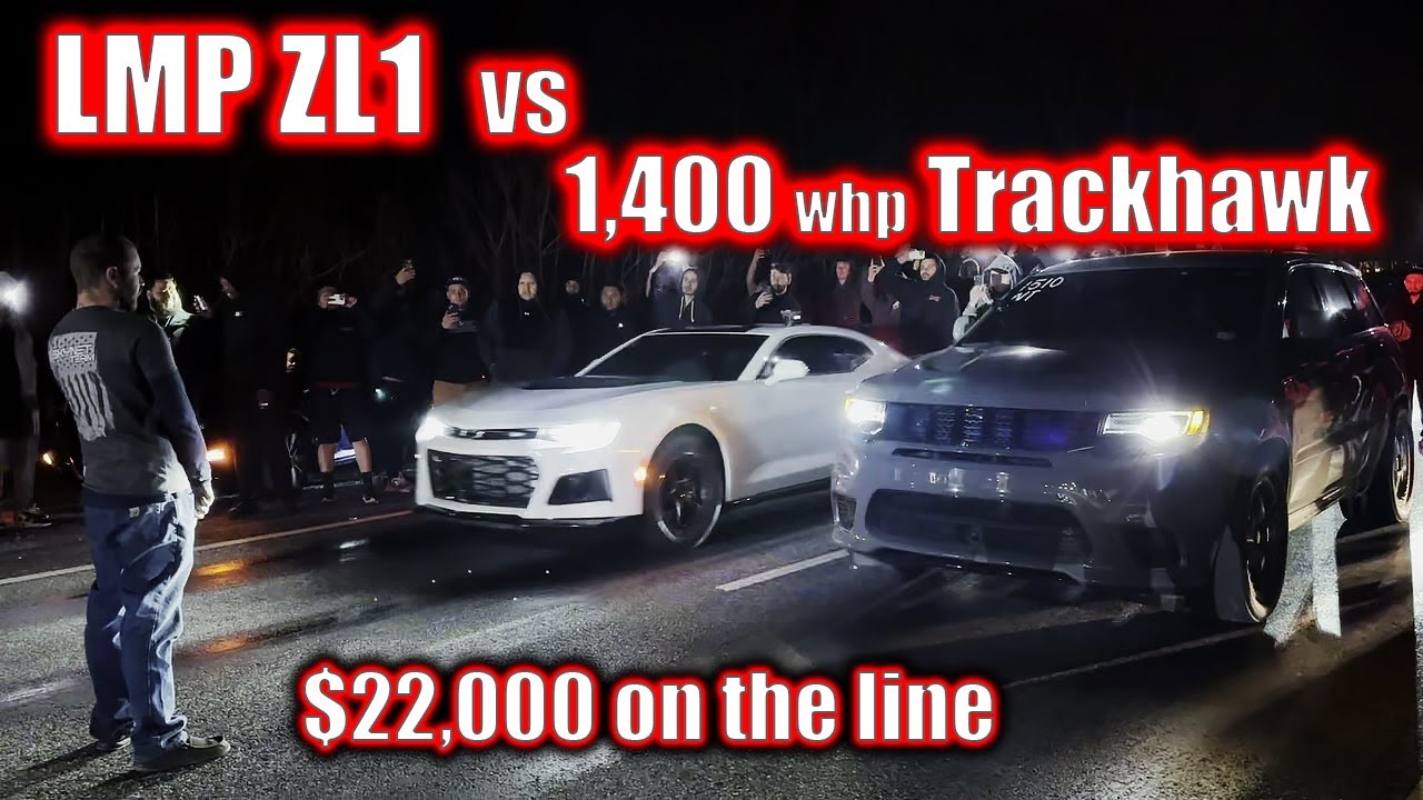 LMP ZL1 против Jeep Trackhawk мощностью 1400 л.с.