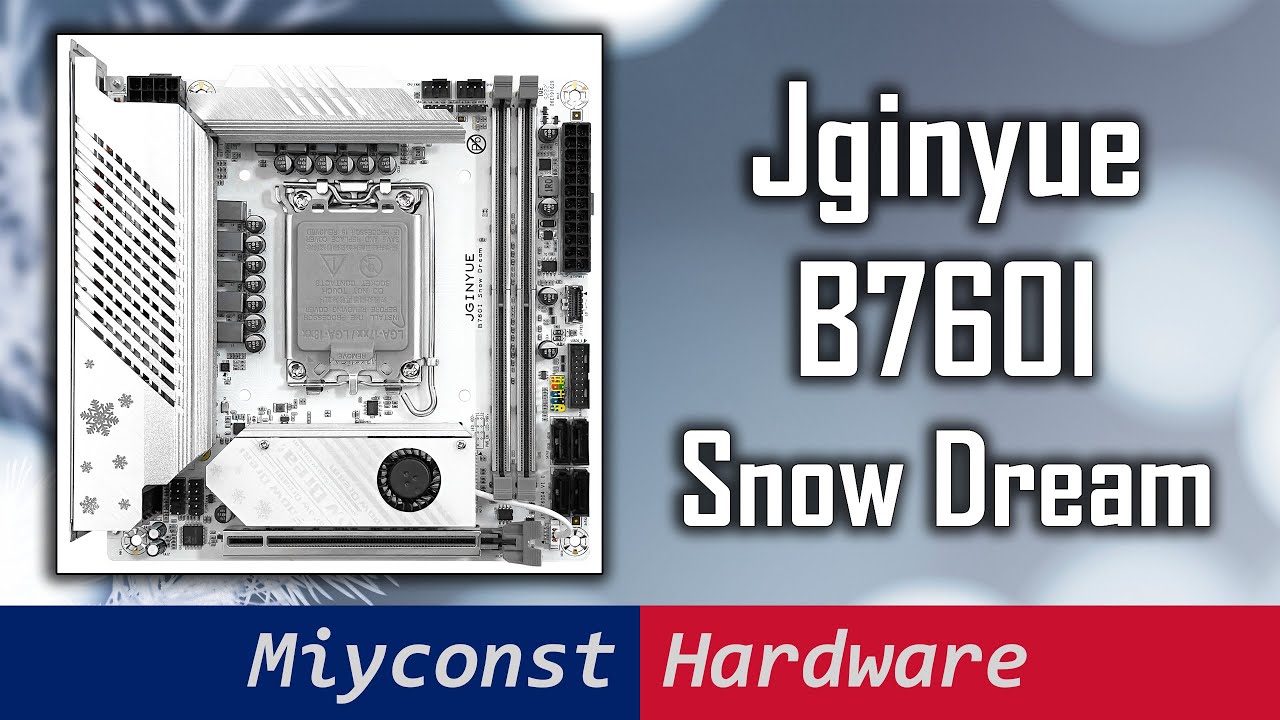 🇷🇺 Материнская плата Jginyue B760i LGA 1700 Mini-ITX — подробный обзор с i7-12700k и i5-13500
