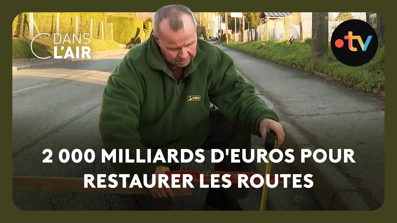 En France, l'état des routes inquiète - Reportage #cdanslair du 15.02.2025