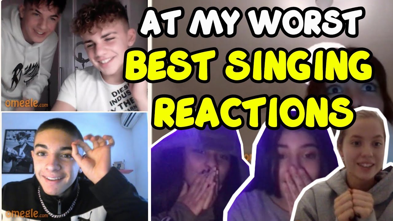 SINGING REACTIONS on OMEGLE AT MY WORST