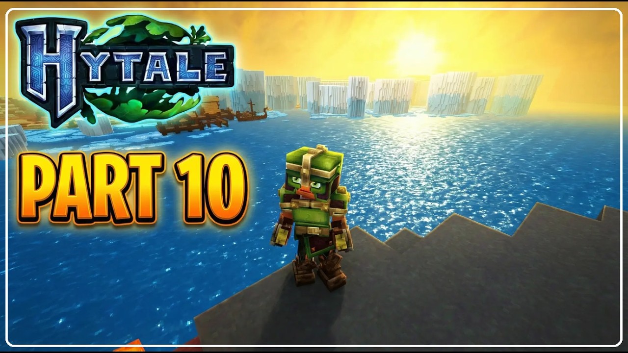 Hytale Walkthrough Part 10 - We found a Viking camp in the ice