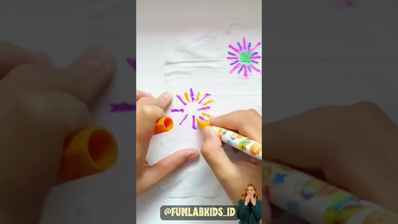 when art meet science , make your firework #playandlearn #funlab #art #science #diy