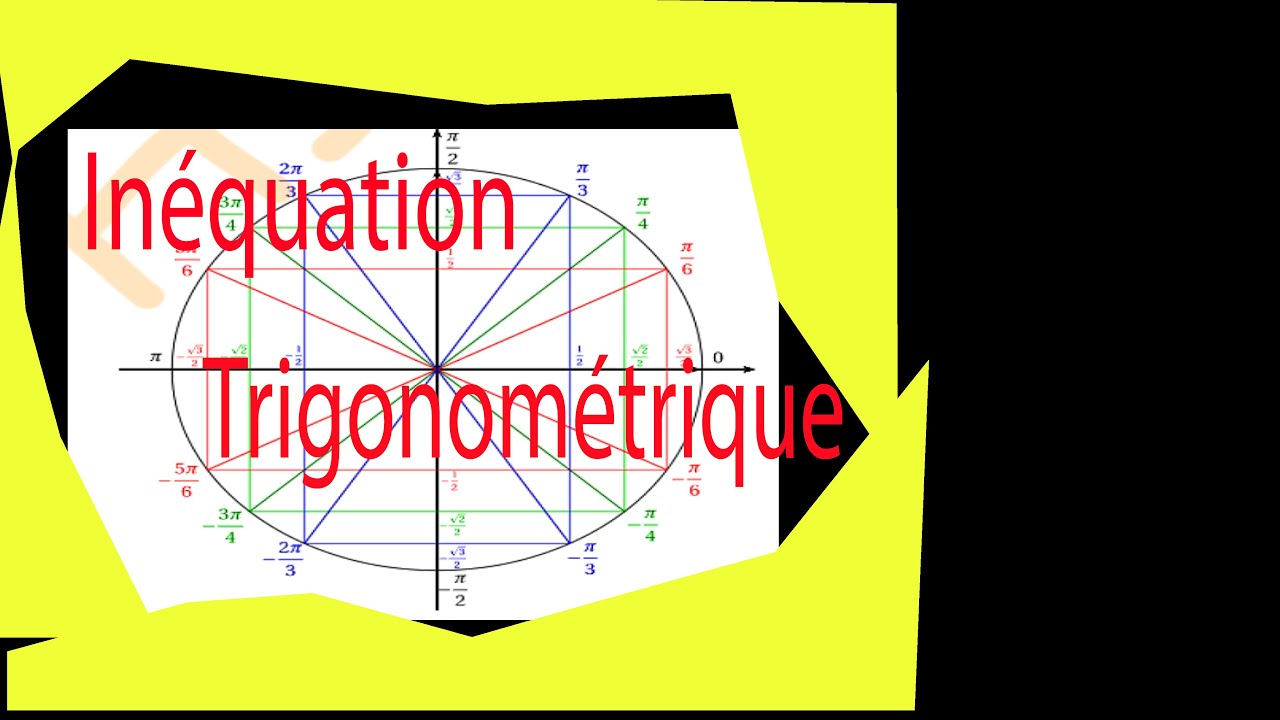 Trigonometrie2 Suite TCSF corrigé de QLQ Inéquations Trigo...