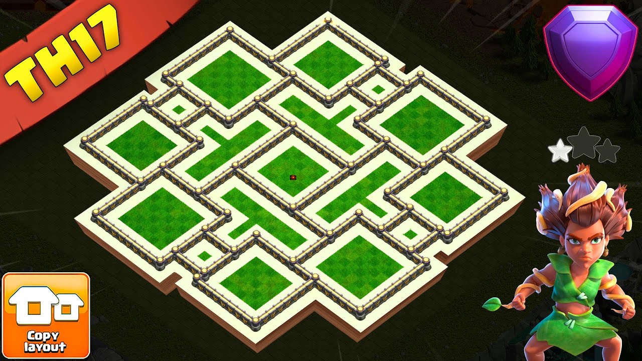 The ULTIMATE Town Hall 17 Base Layout! (Stops SMASH & HYBRID)