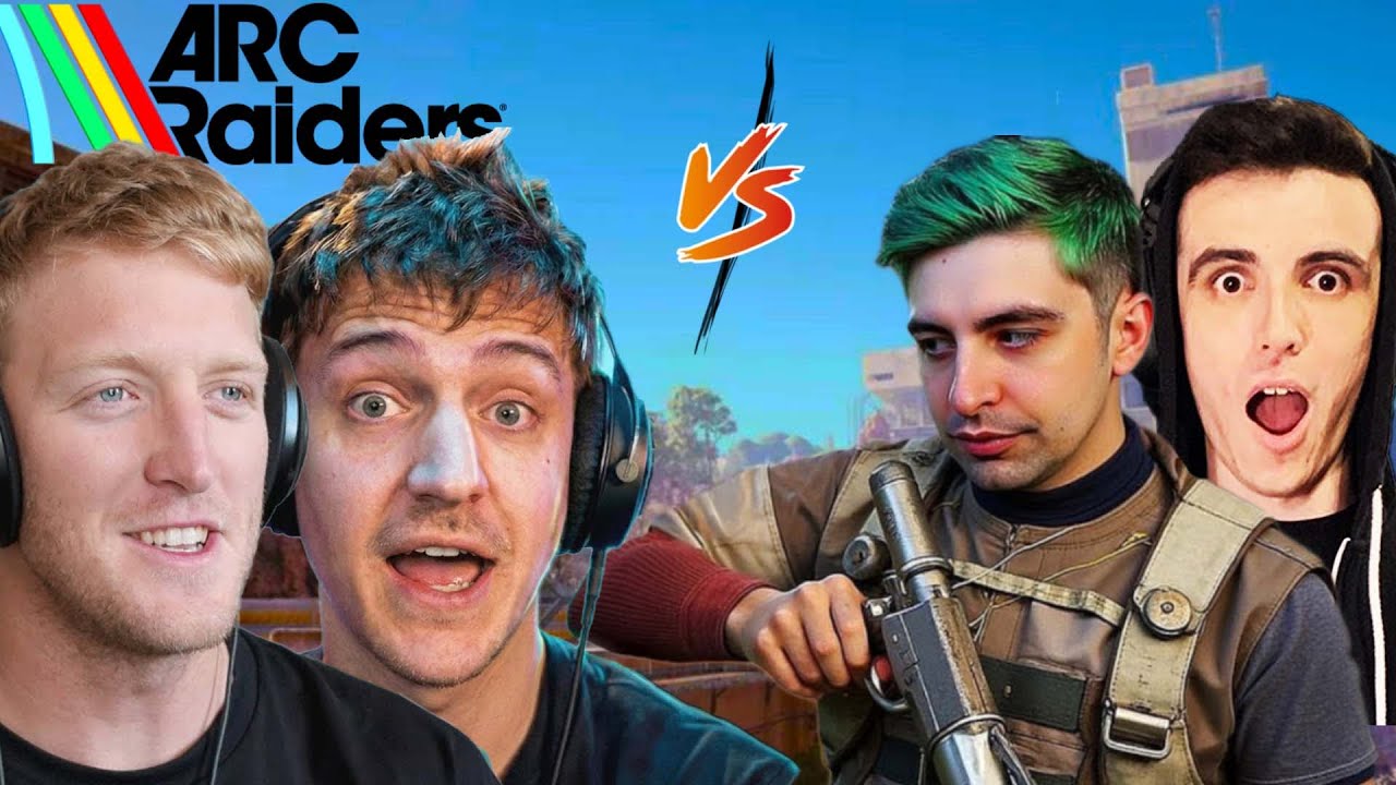 Tfue & Ninja VS Shroud & Just9n in Arc Raider