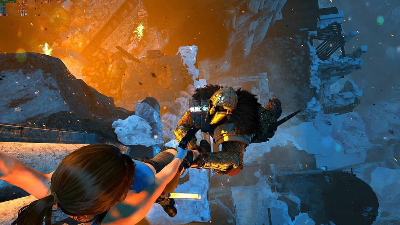 Rise of the Tomb Raider Ray tracing High Bitrate Full Game Part 16 SURVIVOR