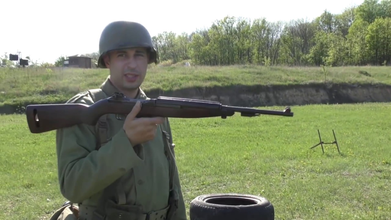 Винчестер М1 Карбайн. Первые выстрелы / Shooting from Winchester M1 Carbine