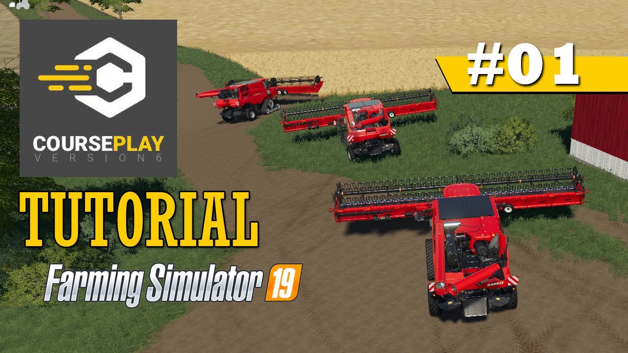 CoursePlay Tutorial: How To Run Multiple Harvesters In One Field | Farming Simulator 19