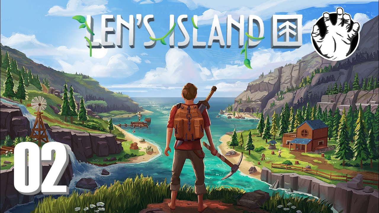 Len's Island #2 - Jaskinie, węgiel, żelazo 🌄 Gameplay PL