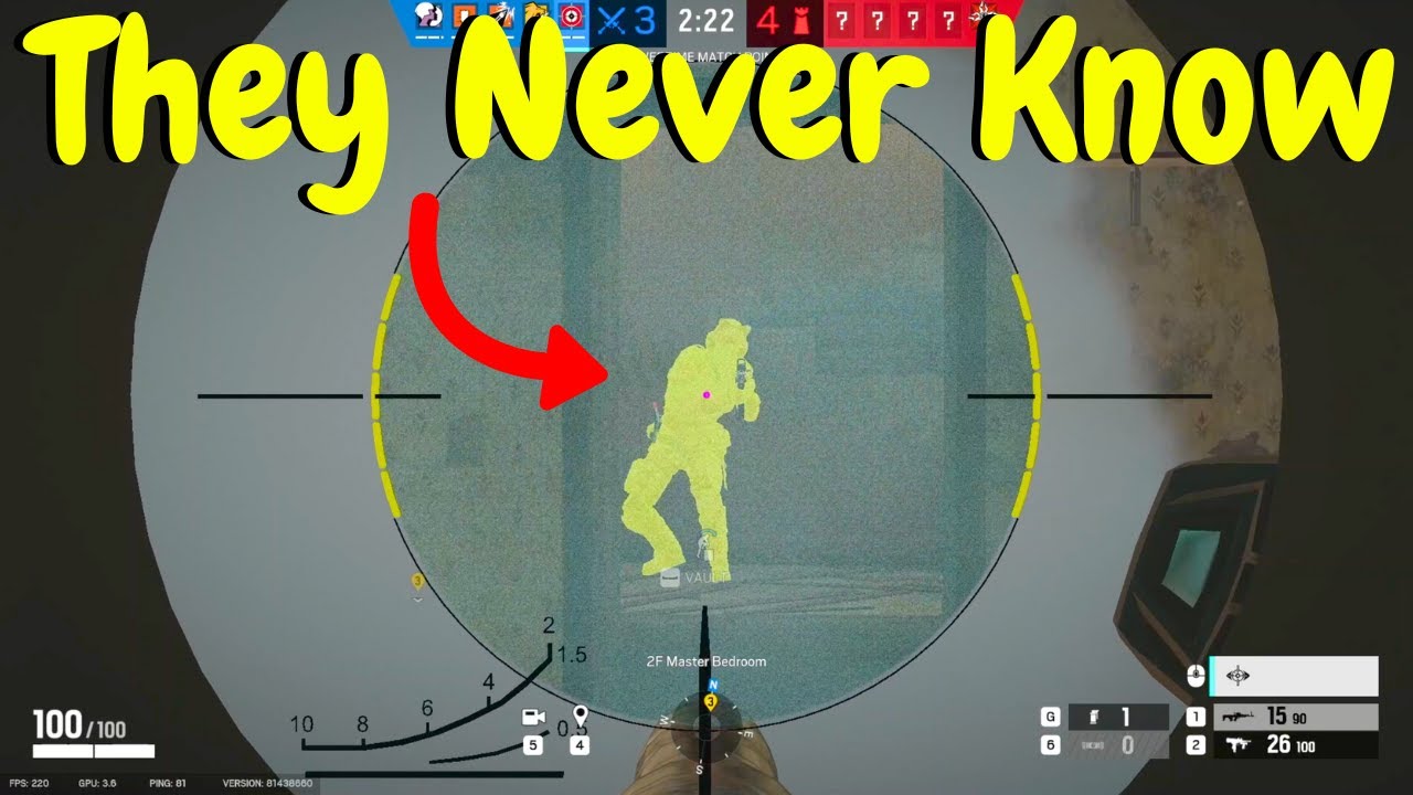 The Sneaky Glaz in Rainbow Six Siege