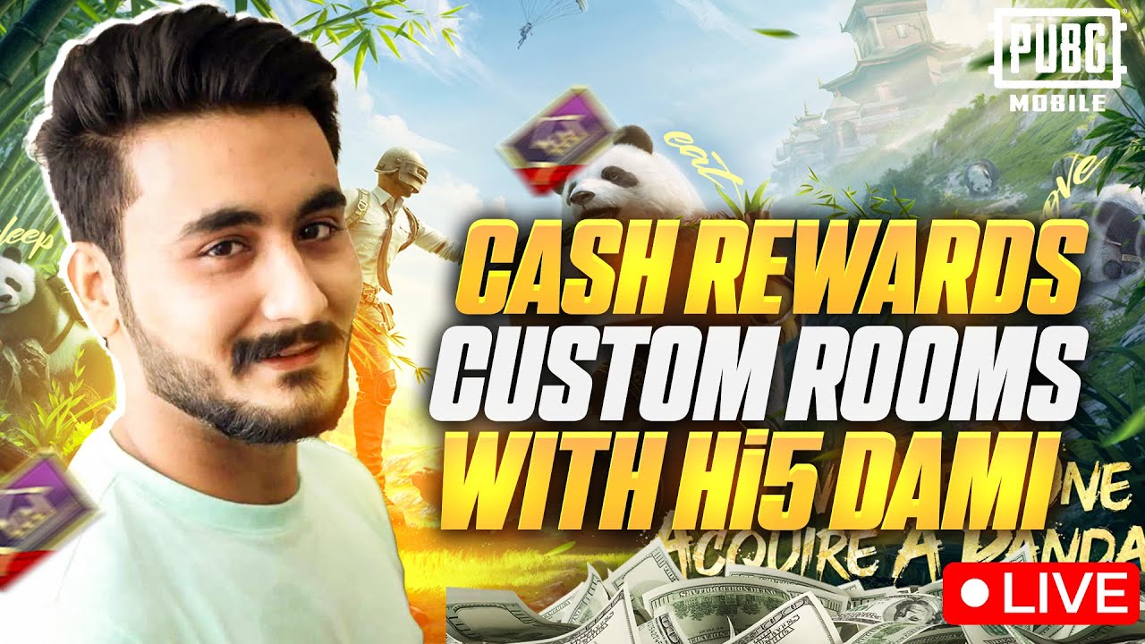 10K CASH ROOMS | PUBG MOBILE LIVE ADVANCE CUSTOM ROOMS UC GIVEAWAY - Hi5 DaMi
