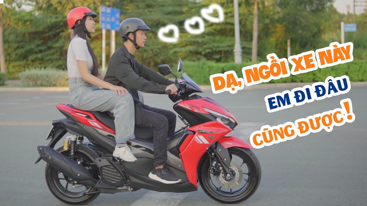 Thử chở 'Mỹ Nữ' trên xe ga NVX 155 VVA xem phản ứng