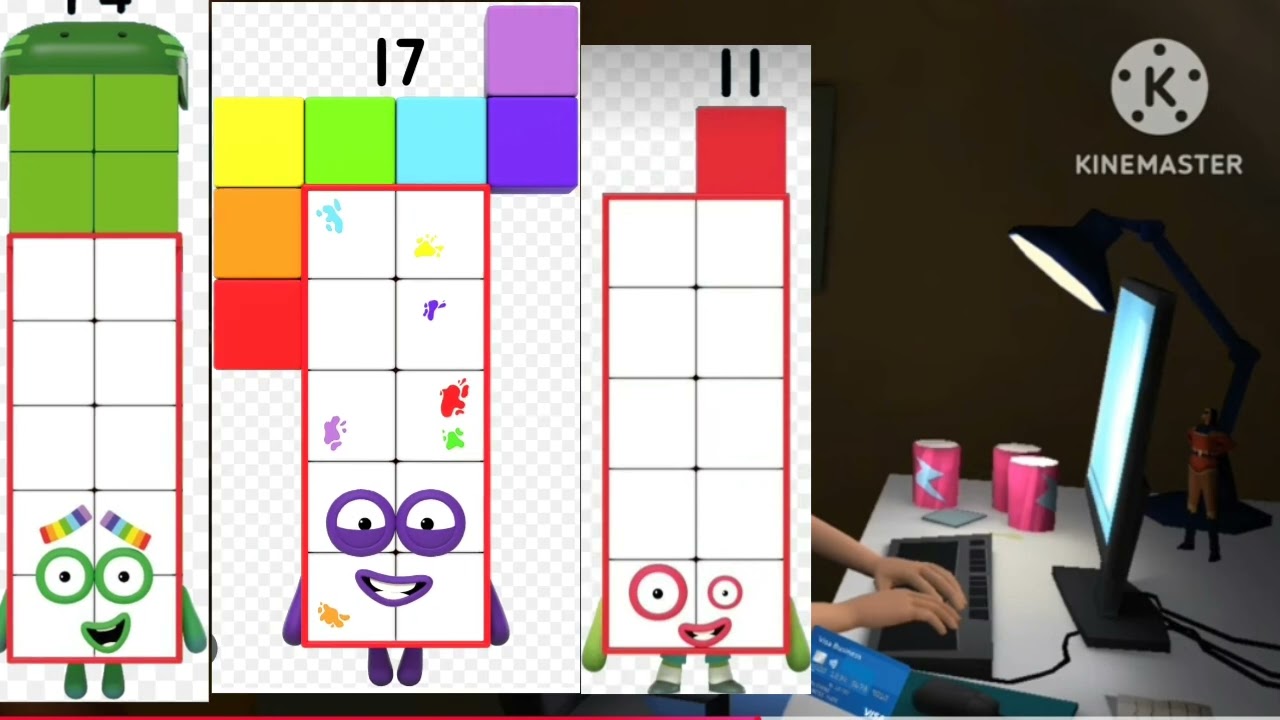 Numberblock 11 watches My Little Pony: The Movie/Griunded (S01 E02) [Chinese New Year Special]