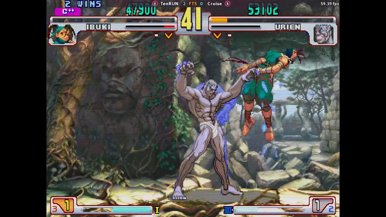 SFIII 3RD Strike: TenRUN (IBUKI) VS Cruise (URIEN) FIGHTCADE FT5 НАБОР 3 ИЗ