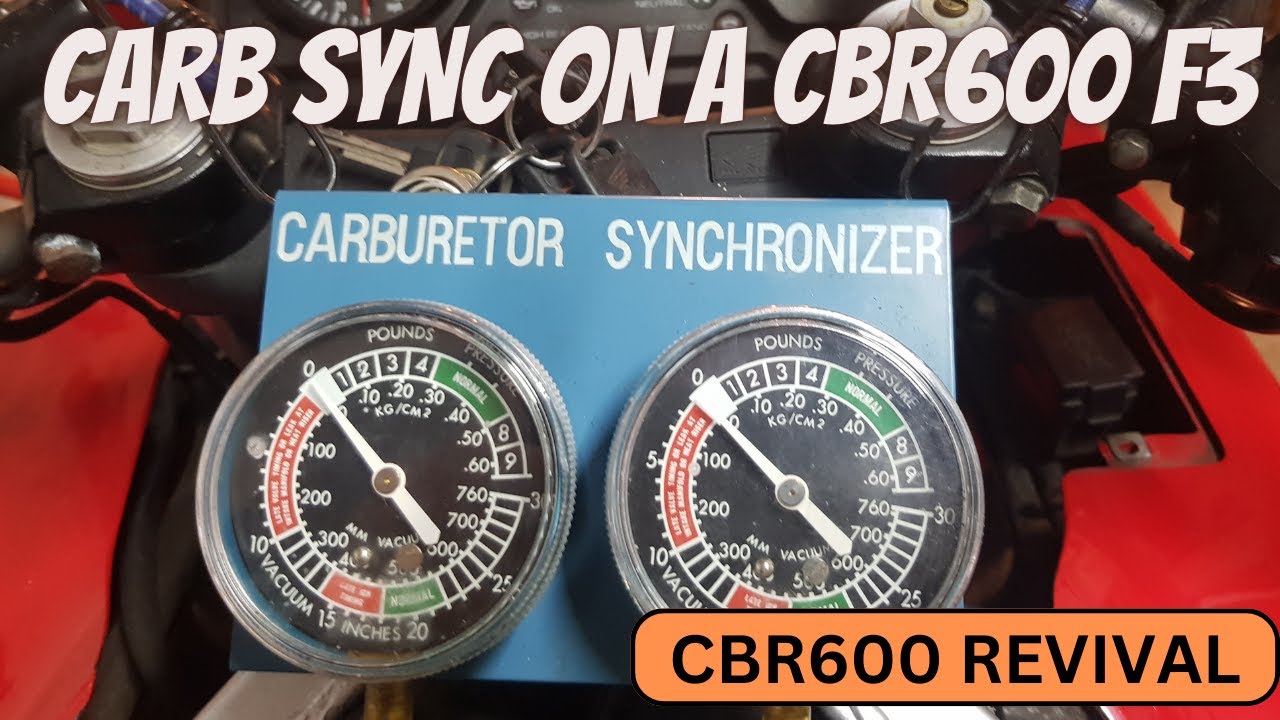 HOW TO SYNCHRONISE CARBURETTORS ON A CBR600 F3 & PILOT/FUEL SCREW ADJUSTMENT