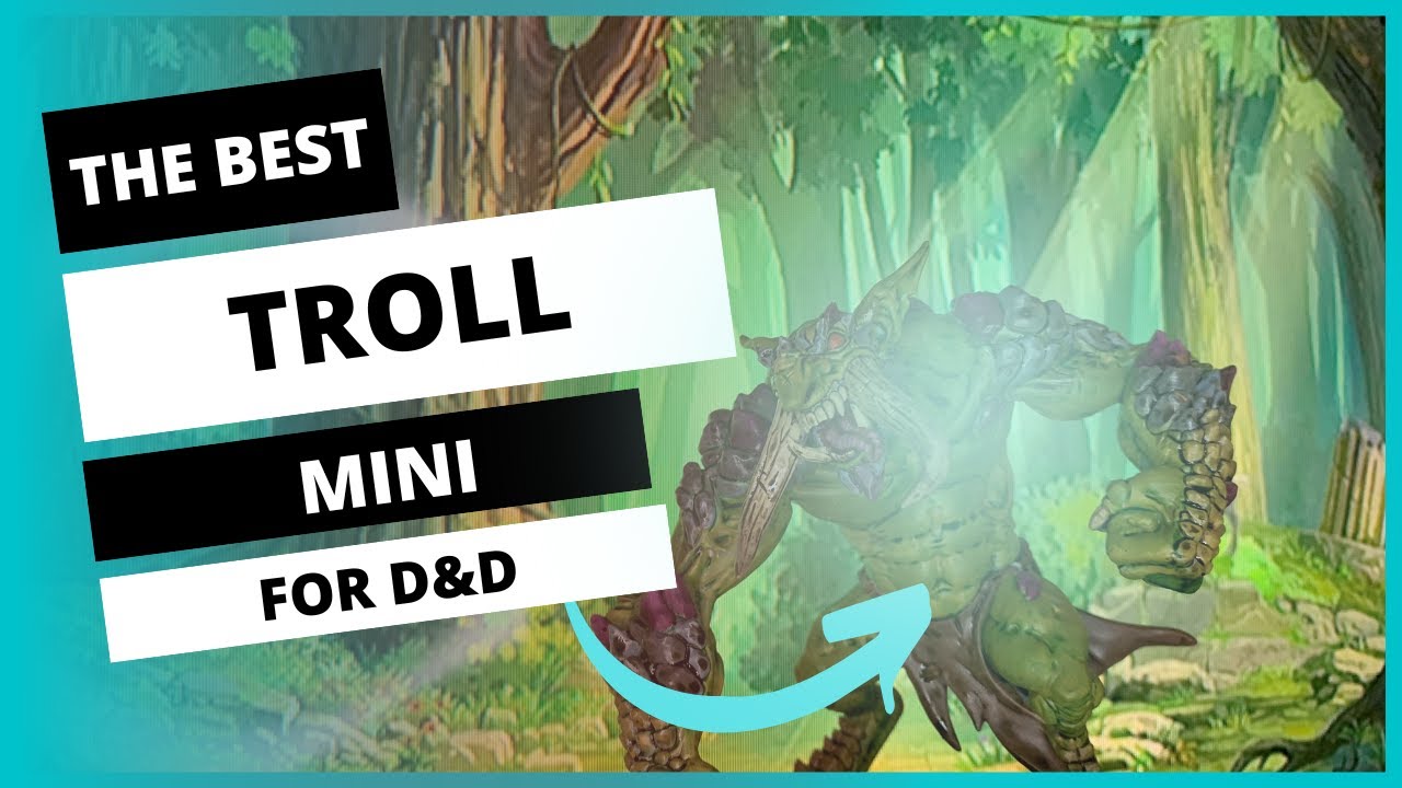 The BEST D&D Troll Model - Painting and Creating (Mini-Boss)
