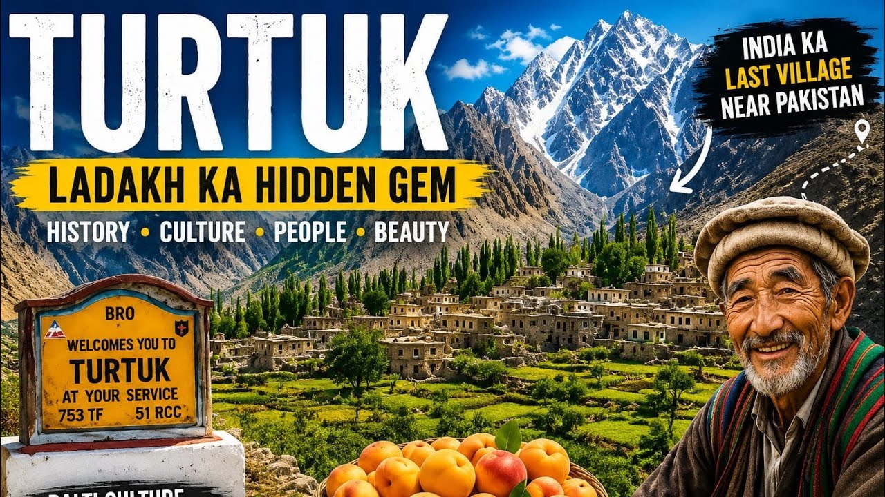 Ladakh Ka Ye Village Itna Alag Kyun Hai? 😳 | Turtuk Village#shorts#youtubeshorts 
