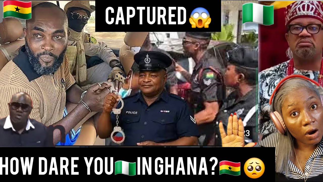 BREAKINGNEWS🔥GHANA🇬🇭 POLICE ARREST A NIGERIAN🇳🇬NOTORIOUS CRIMIN@L😳