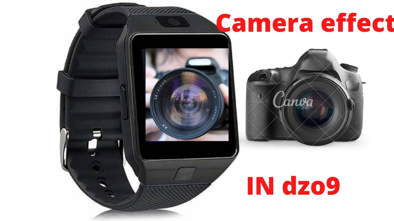 Camera effect in dz09 smartwatch #SMARTWATCH _CLUB