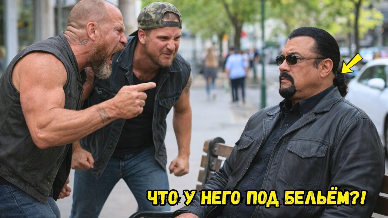 Байкеры решили запугать Стивена Сигала… Большая ошибка! 😨🔥.