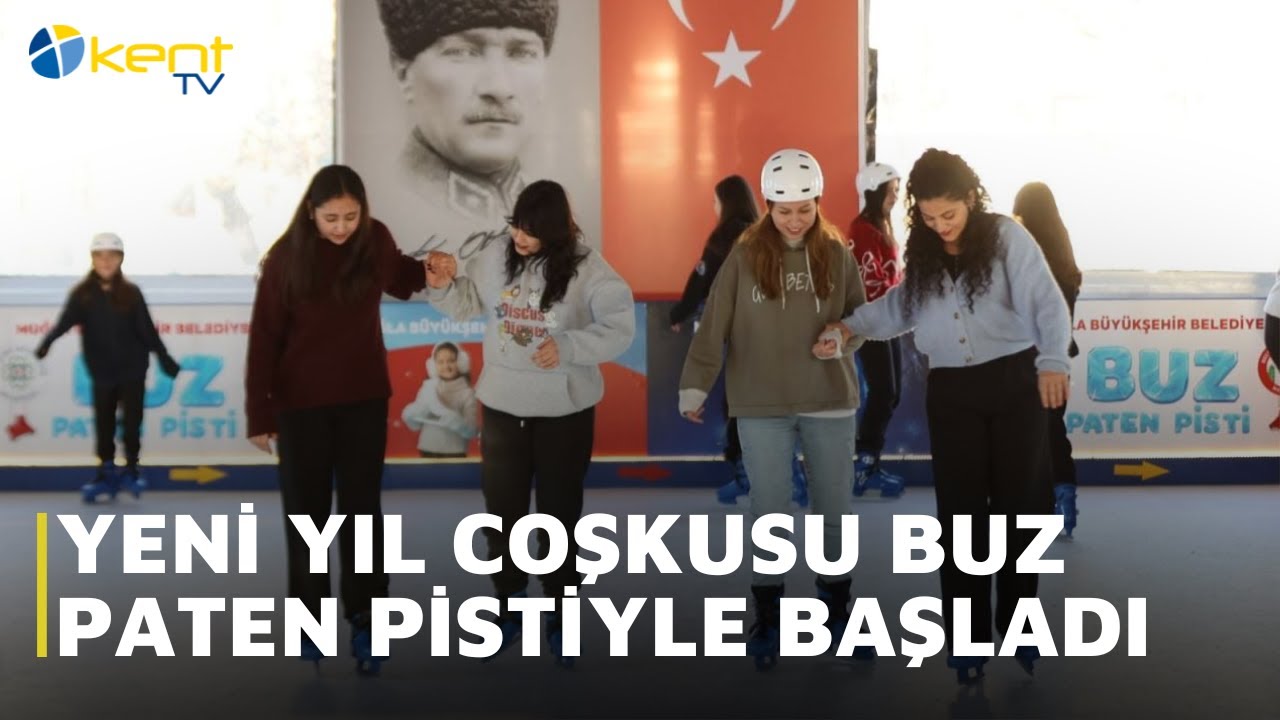 YENİ YIL COŞKUSU BUZ PATEN PİSTİYLE BAŞLADI