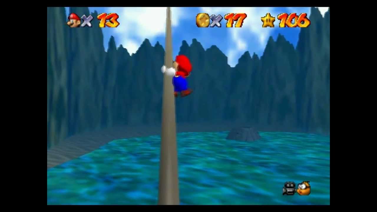 Super Mario 64 (Partie 105) 3 - Les 100 pièces jaunes de la baie