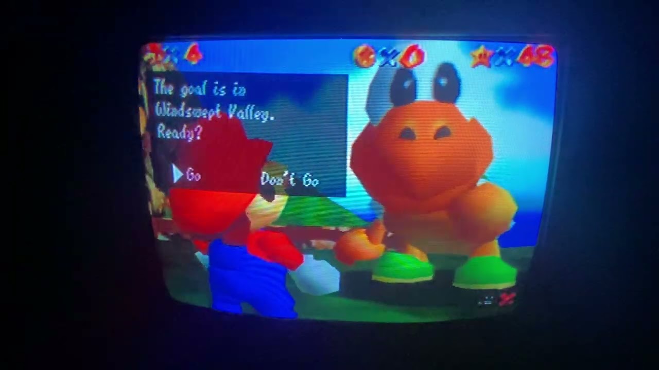 A stage that has 2 separate worlds. Super Mario 64 Part 10