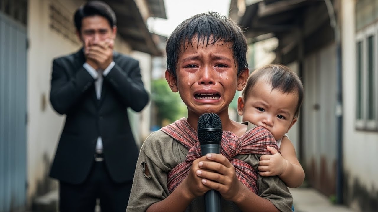 เด็กชายแบกน้องตามหาพ่อ ร้องเพียงประโยคเดียวจนมหาเศรษฐีร่ำไห้ และได้กลบมาพบครอบครัวที่พลัดพราก