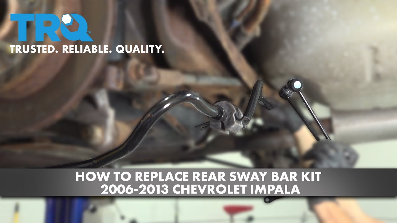 Как заменить комплект заднего стабилизатора поперечной устойчивости на Chevrolet Impala 2006-2013