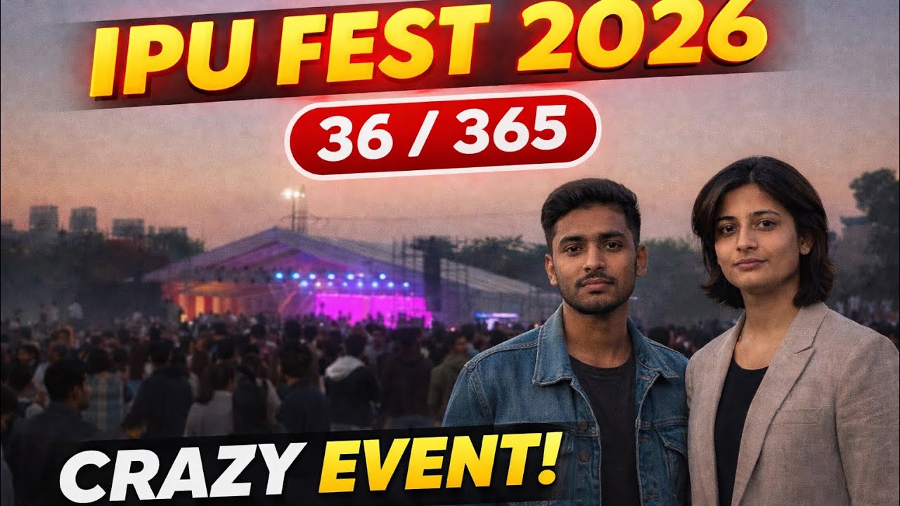 IPU Fest 2026 Vlog 🚀 | Scorpio-N + Dance + Crazy Crowd | 36/365