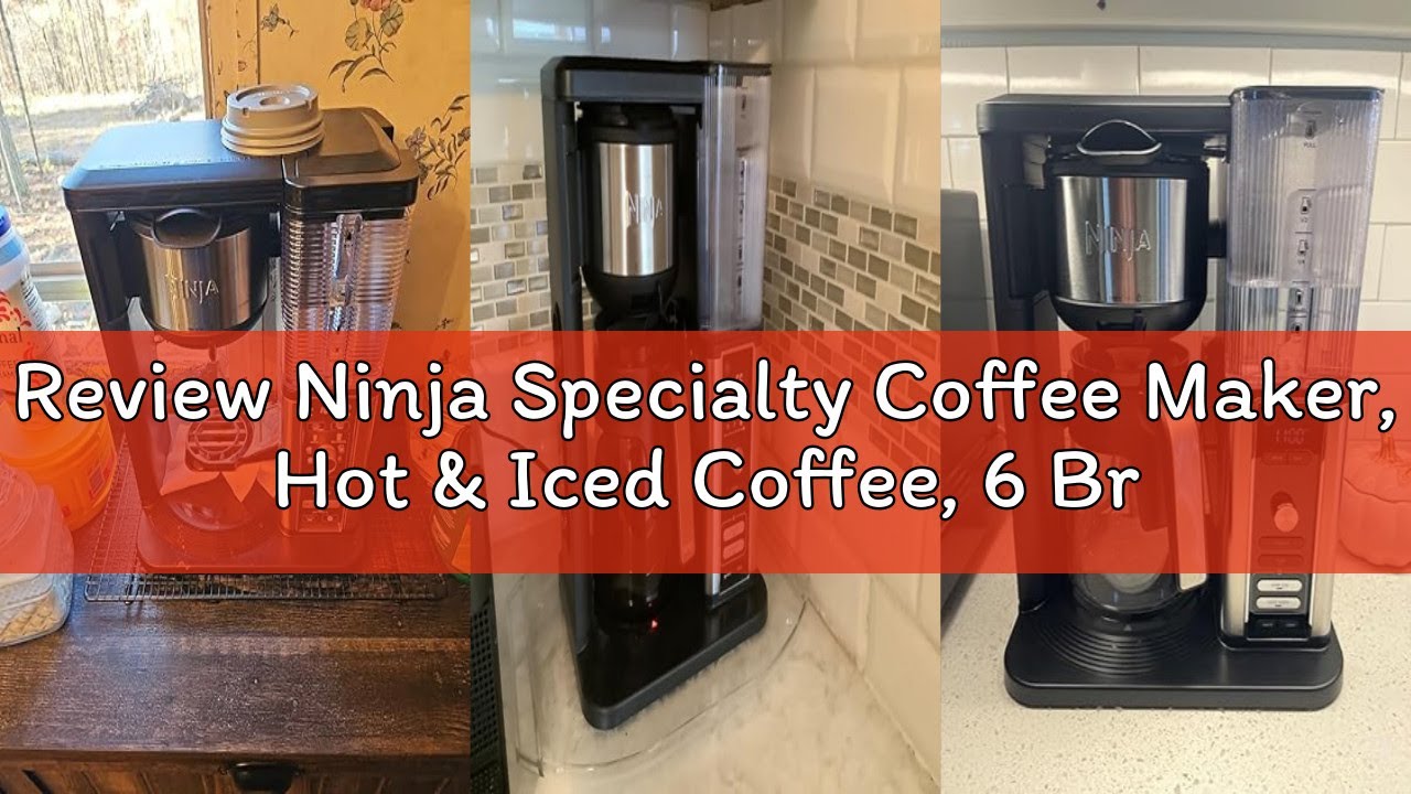 Review Ninja Specialty Coffee Maker, Hot & Iced Coffee, 6 Brew Styles, 8 Sizes, Small Cup to Travel