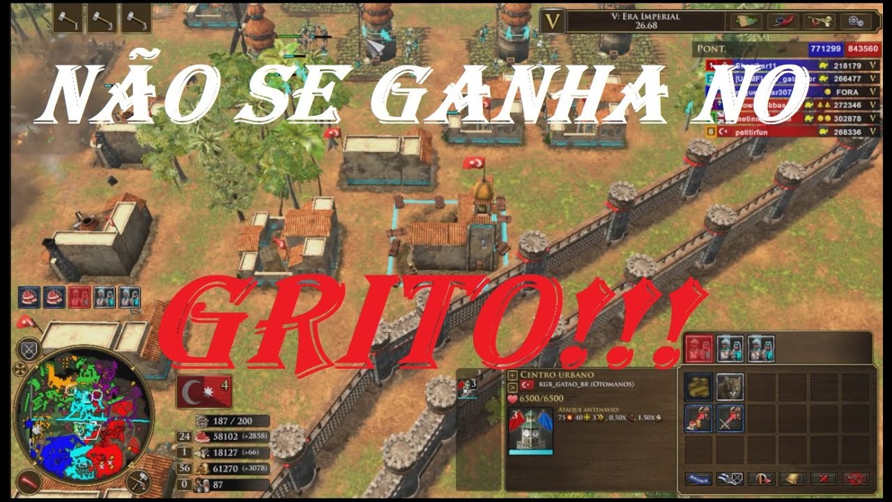 To sozinho os cara tão me atacando aqui kkk kkk kkkkkkk!