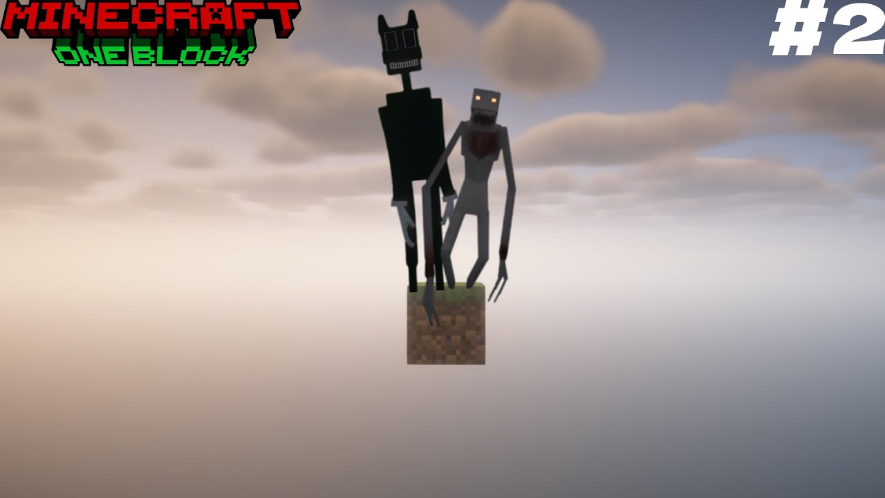 Cartoon cat spowodował zawał | Minecraft One Block #2