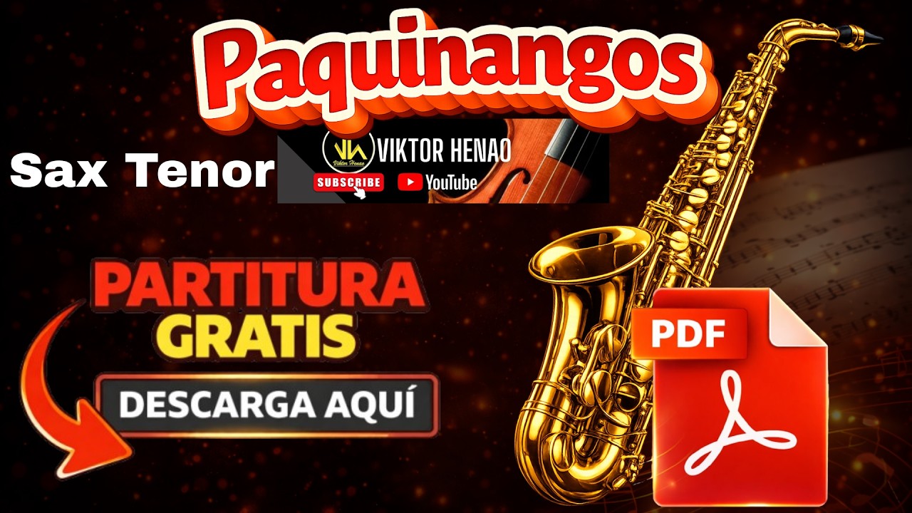 Paquinangos - Sax Tenor
