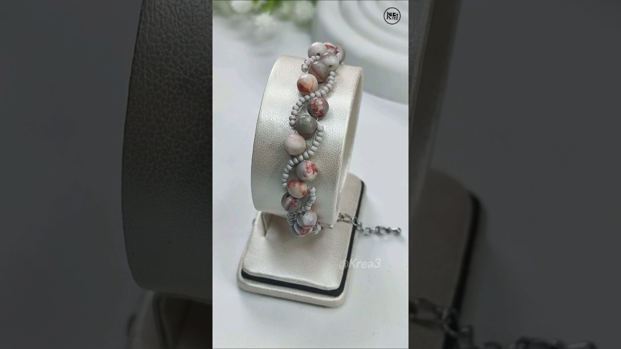 DIY Easy Stone Beads Bracelet 