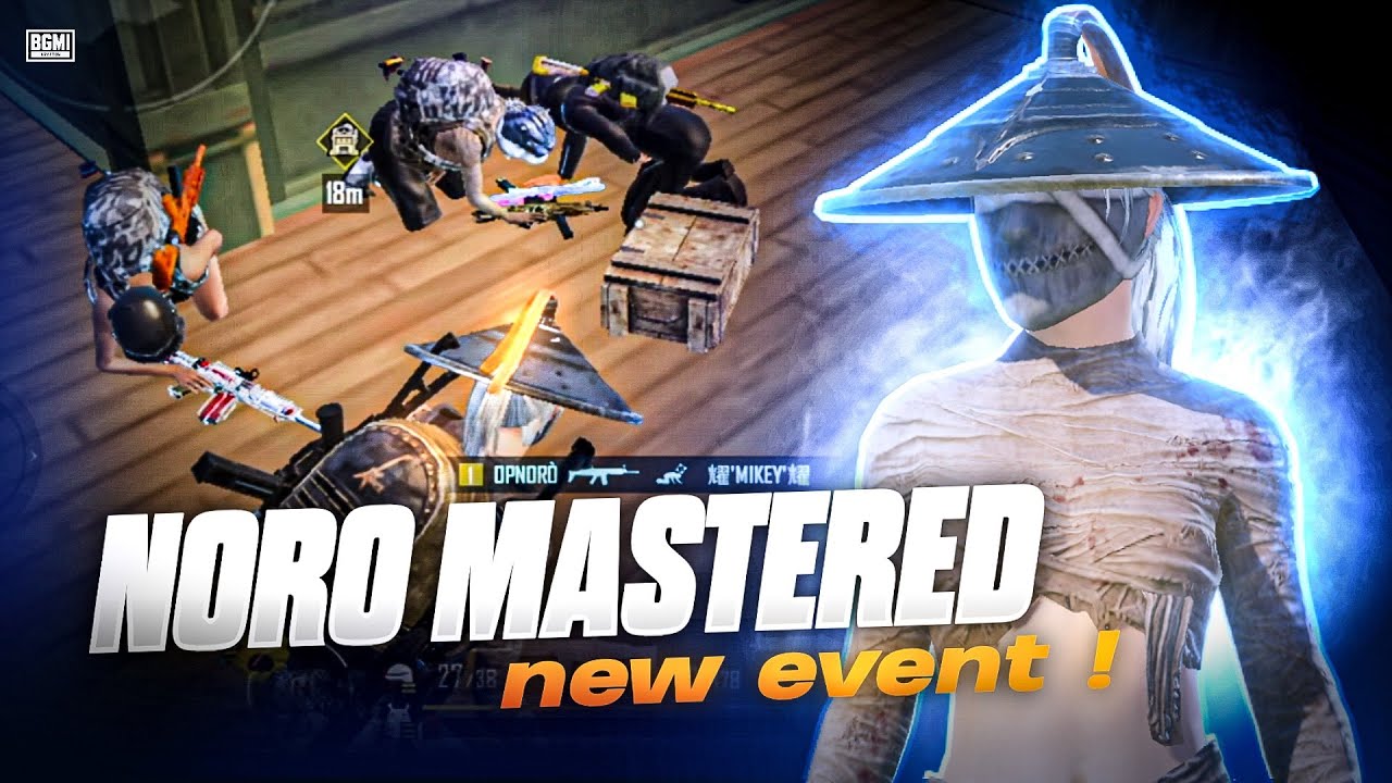 Intense clutches and insane skills by Noro 🥷🔥 | BGMI New 3.8 Update