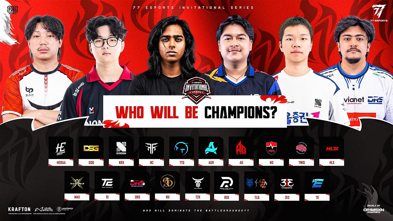 77 ESPORTS INVITATIONAL SERIES | LAST DAY | FT- #DSG #HORAA #FLASH #TTG #NS #DRS