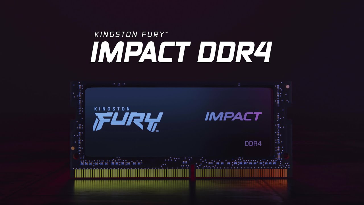 Mem&oacute;ria Gamer para notebook - Kingston FURY Impact DDR4