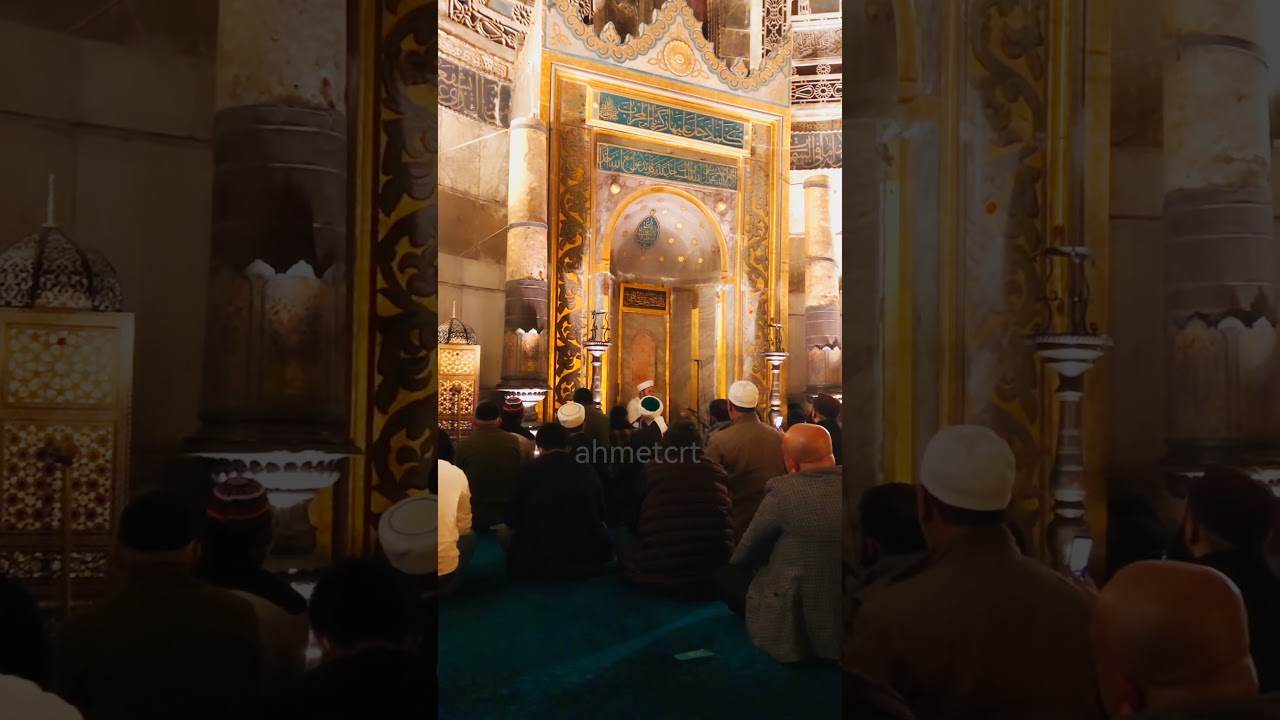 Ayasofya Sabah Namazı Zikir #Ayasofya Camii  La İlahe İllallah Zikri #4K #Ayasofya #Zikir