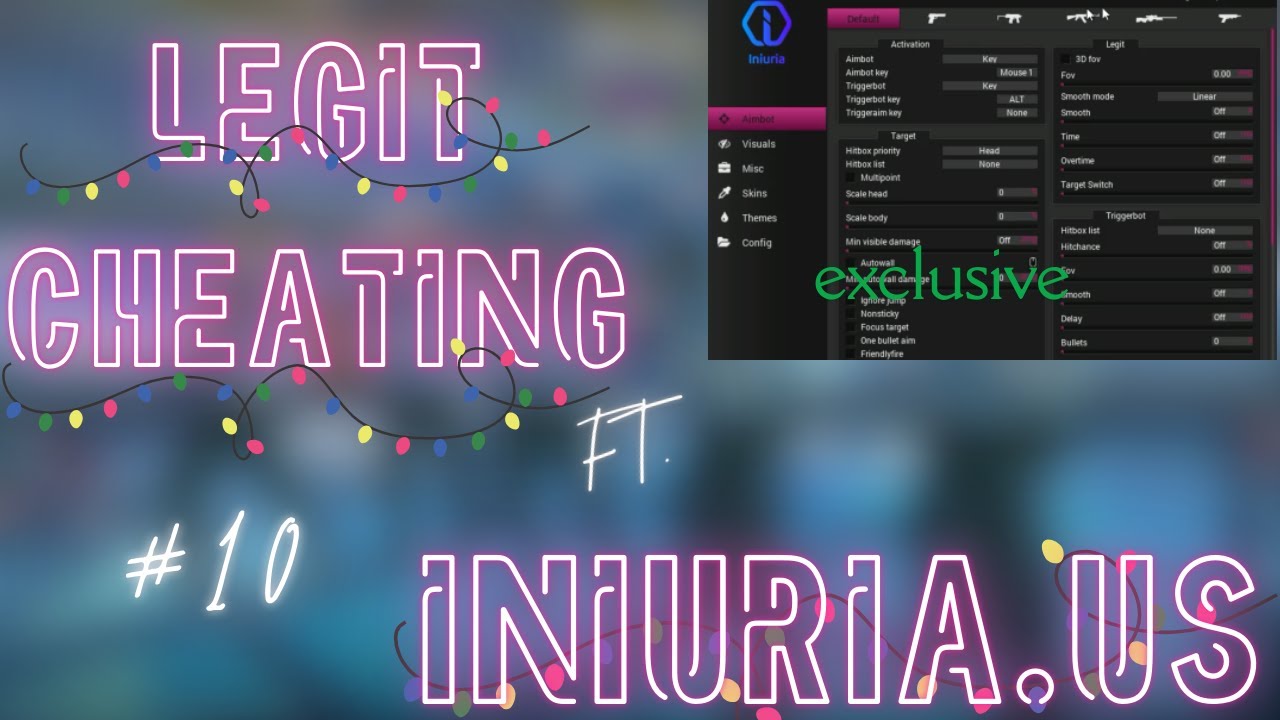 CS2 Legit Cheating ft. Iniuria.us #10 *Full Match*