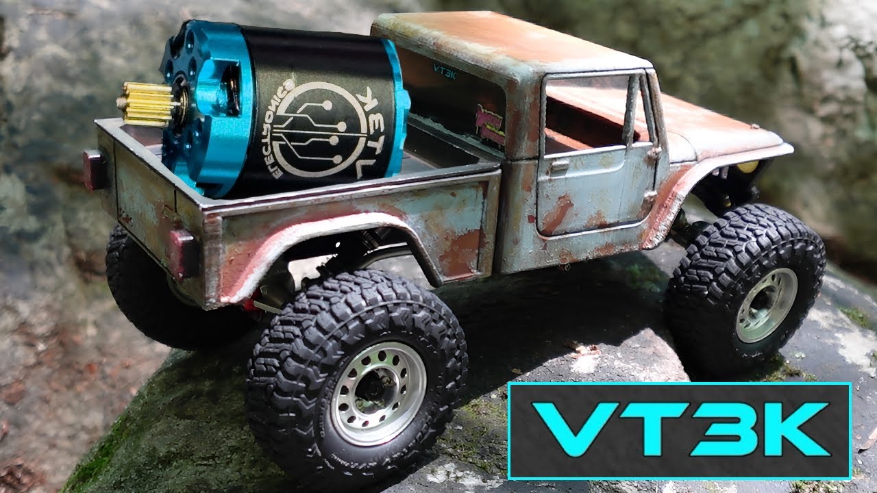 НОВЫЕ бесщеточные двигатели VT3K (scx24)