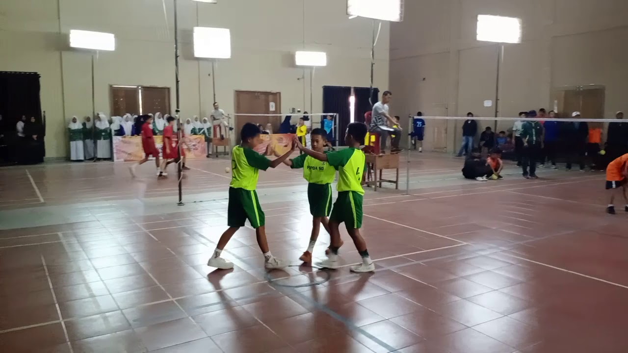 Semifinal sd  sepak takraw popda tingkat kabupaten wonosobo 2020  selomerto vs kaliwiro,